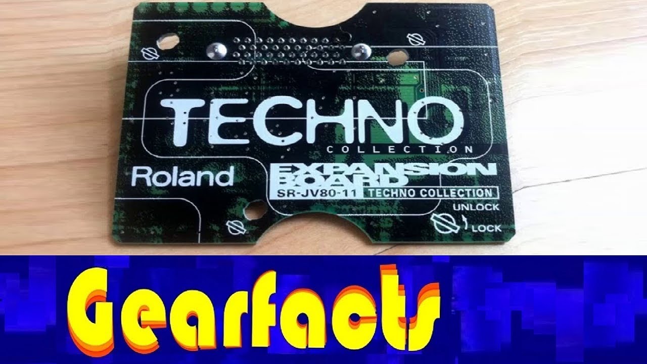 Roland SR-JV80-11 TECHNO COLLECTION expansion installation /demo