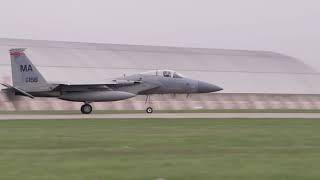 F-15C Arrives at the NMUSAF from 104th FW(April 25 2023) - YouTube