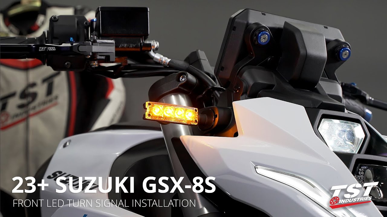 How To Install LED Front Turn Signals on 2023+ Suzuki GSX-8S by