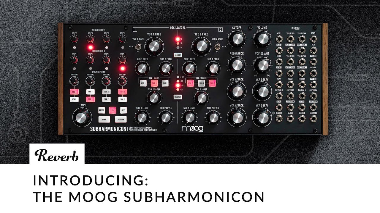 Moog Subharmonicon Semi-Modular Polyrhythmic Analog | Reverb