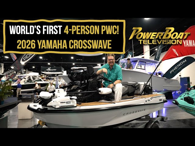 2026 Yamaha Crosswave: First EVER 4-person PWC - YouTube