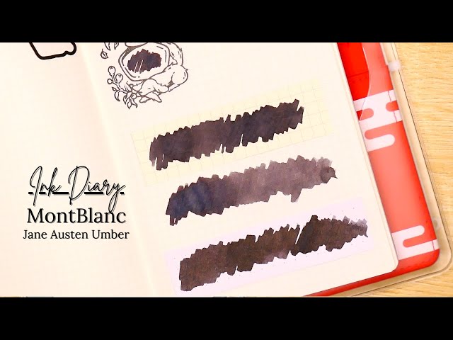 Ink Diary | Montblanc Jane Austen Umber - YouTube