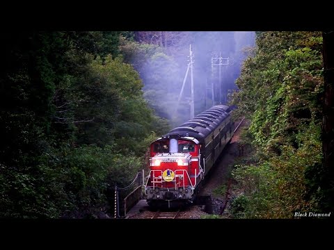 エンジン全開！】DD51 1043 DLやまぐち号 怒涛の爆走！【峠越え