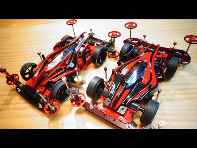 ミニ四駆 テンバアロアエを作ってみる(逆付けエアロアバンテ) - YouTube