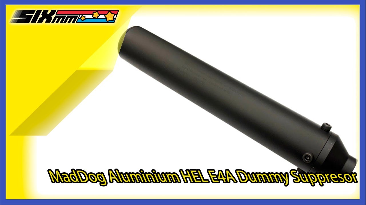 MadDog] Aluminium HEL E4A Dummy Suppresor[-14mm Counter Clockwise