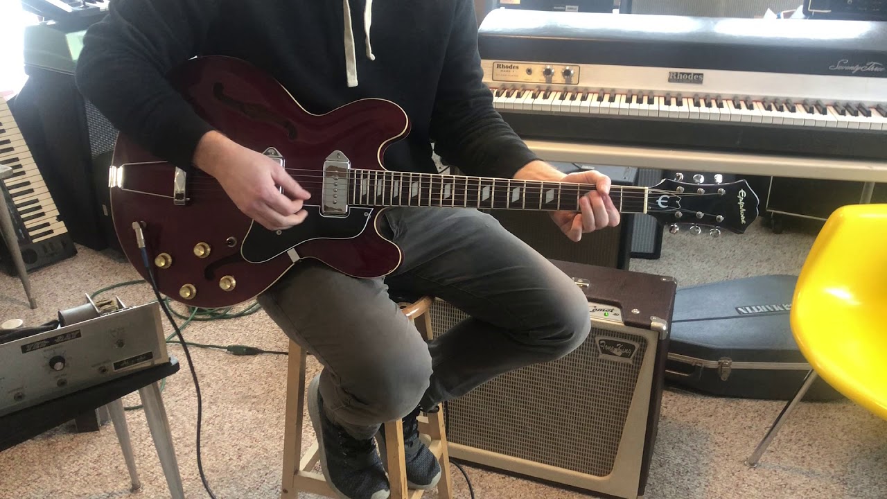 90's Epiphone Casino in cherry *Peerless - YouTube