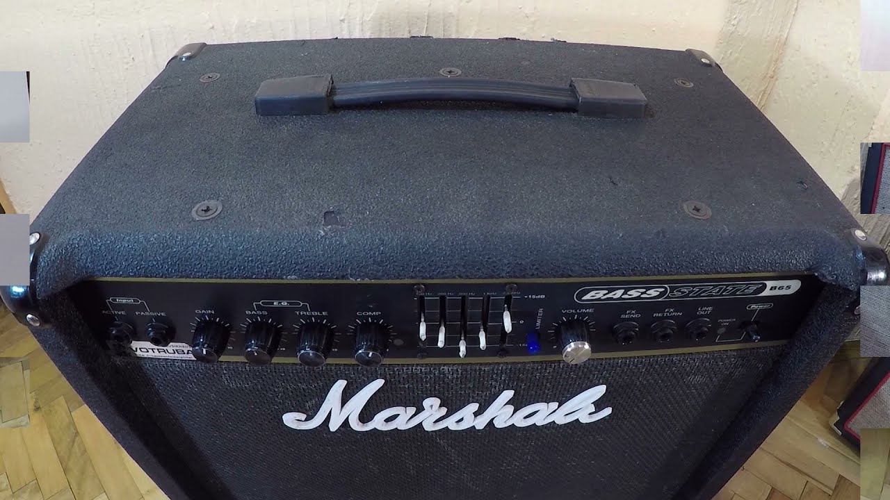 Marshall Bass State B65 SOUNDCHECK - YouTube