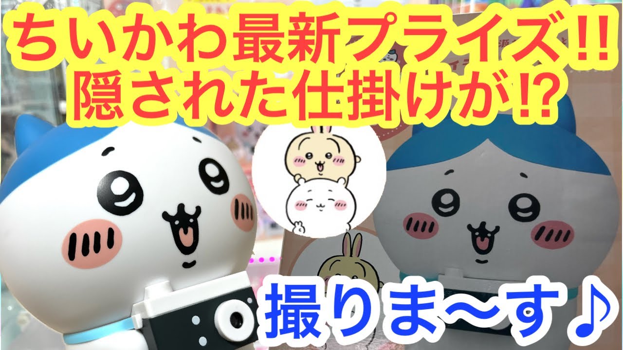 ちいかわ】ハチワレ撮りま〜す！カメラ型ライトを取ったら凄かった