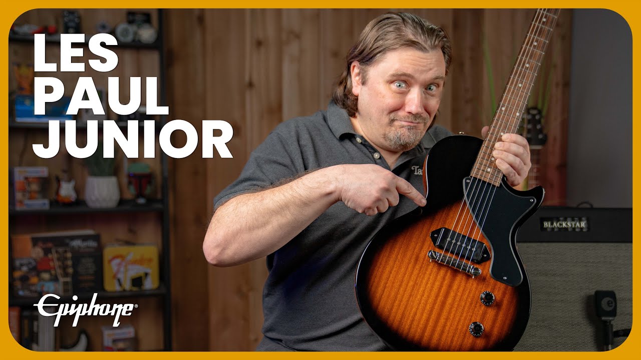 Epiphone Les Paul Junior Electric Guitar Demo & Review - YouTube