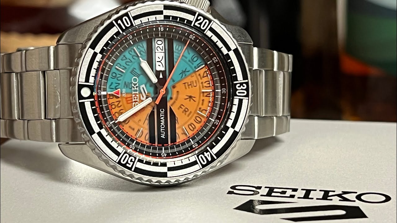 Unboxing and overview: Seiko 5 Sports SRPJ41 Kosuke Kawamura