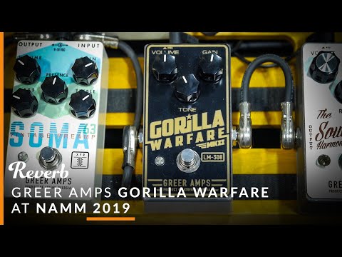 Greer Amps Gorilla Warfare Distortion at Summer NAMM 2019 | Reverb