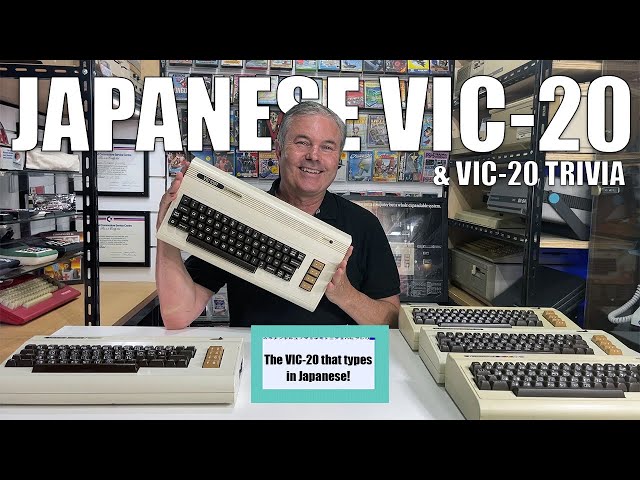 The RAREST VIC-20: Japanese VIC-1001 with Katakana Keys – All