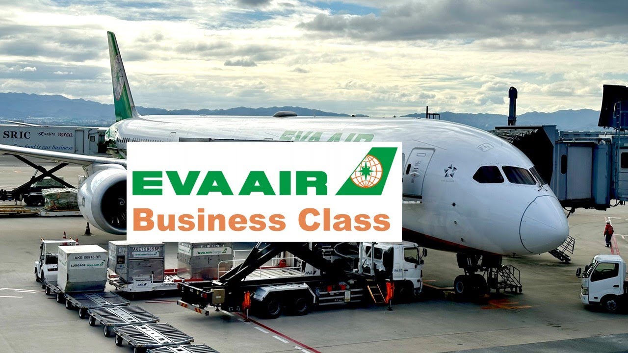 EVA Air Business Class - Boeing 787-10 - Osaka KIX to Taipei TPE