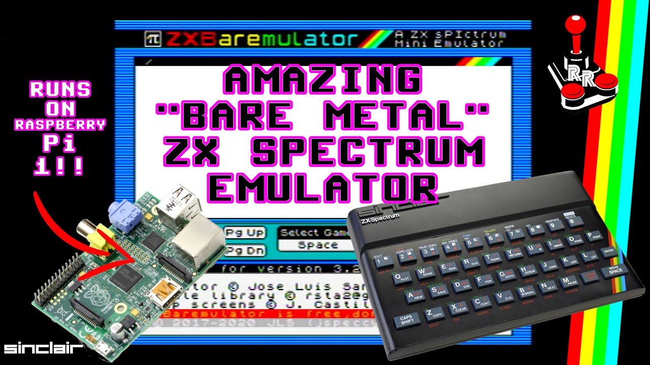 ZXBaremulator | Bare Metal Spectrum Emulator Running on Pi1! - YouTube