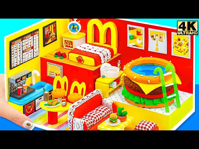 McDonald's ミニチュアハウス Make a Mini McDonald's House with Clay