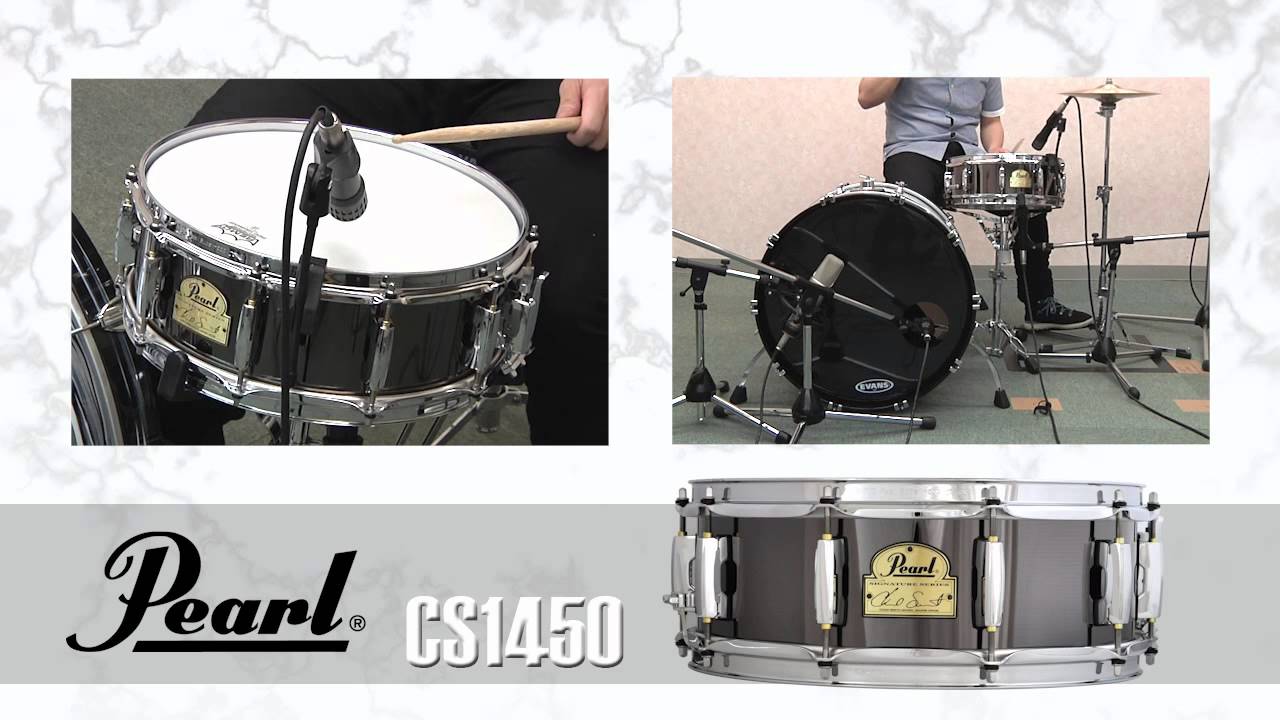 PEARL スネア CS1450 - YouTube