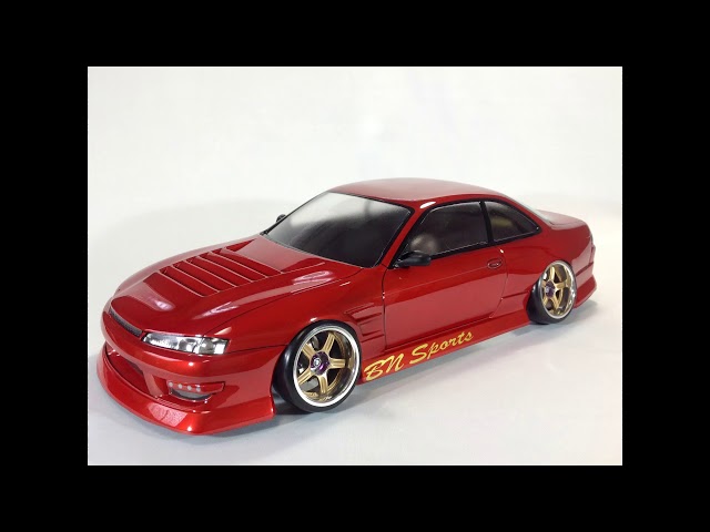 ラジコンボディ制作】 パンドラS14シルビア BN SPORTS キャンディ