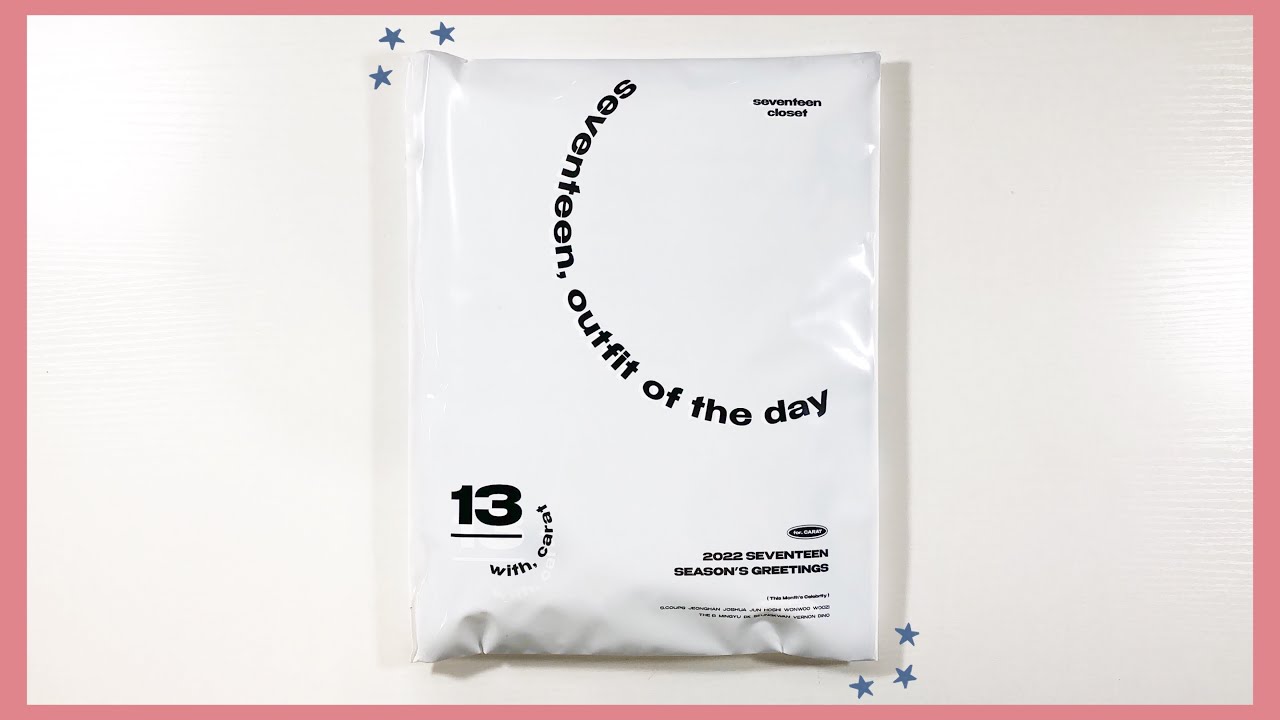 unboxing seventeen 2022 seasons greetings! ☆ “seventeen, outfit