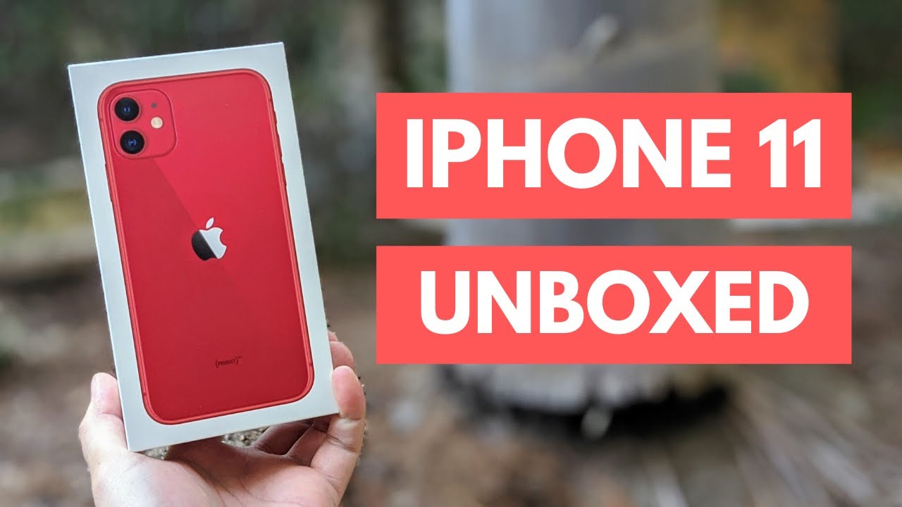 iPhone 11 Unboxing // Product Red Edition - YouTube