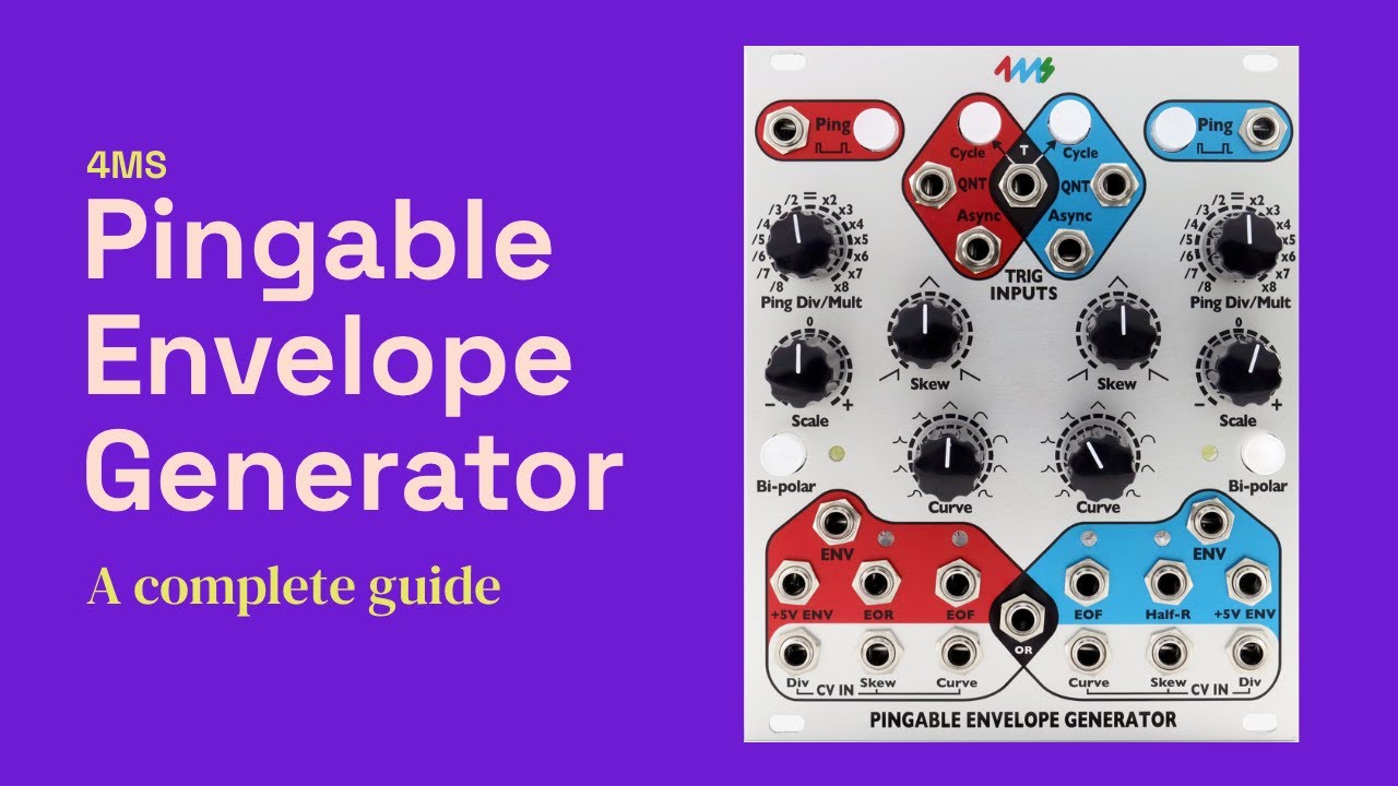 4MS - Pingable Envelope Generator Tutorial - YouTube