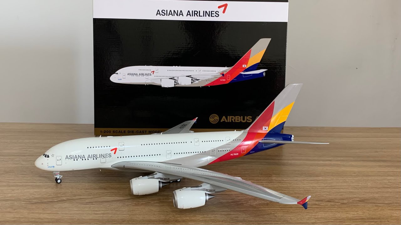 模型開箱】Gemini200 Asiana Airlines A380-800 ｜HL7625 - YouTube