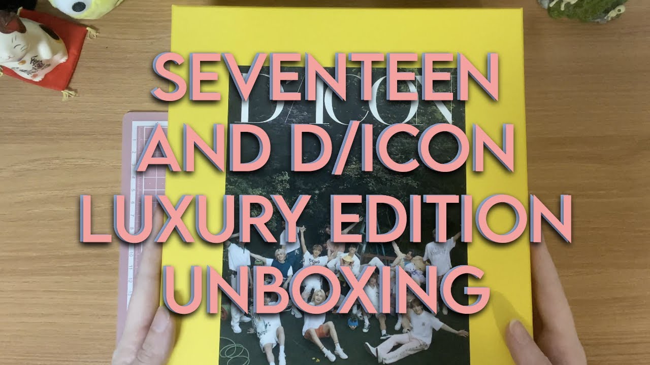 SEVENTEEN UNBOXING : DICON 'My Choice Is' Luxury Edition - YouTube