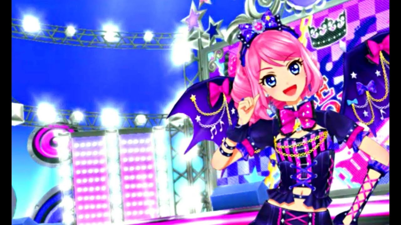 アイカツカード 星のツバサ ロックマイハートコーデ 桜庭ローラ アイ