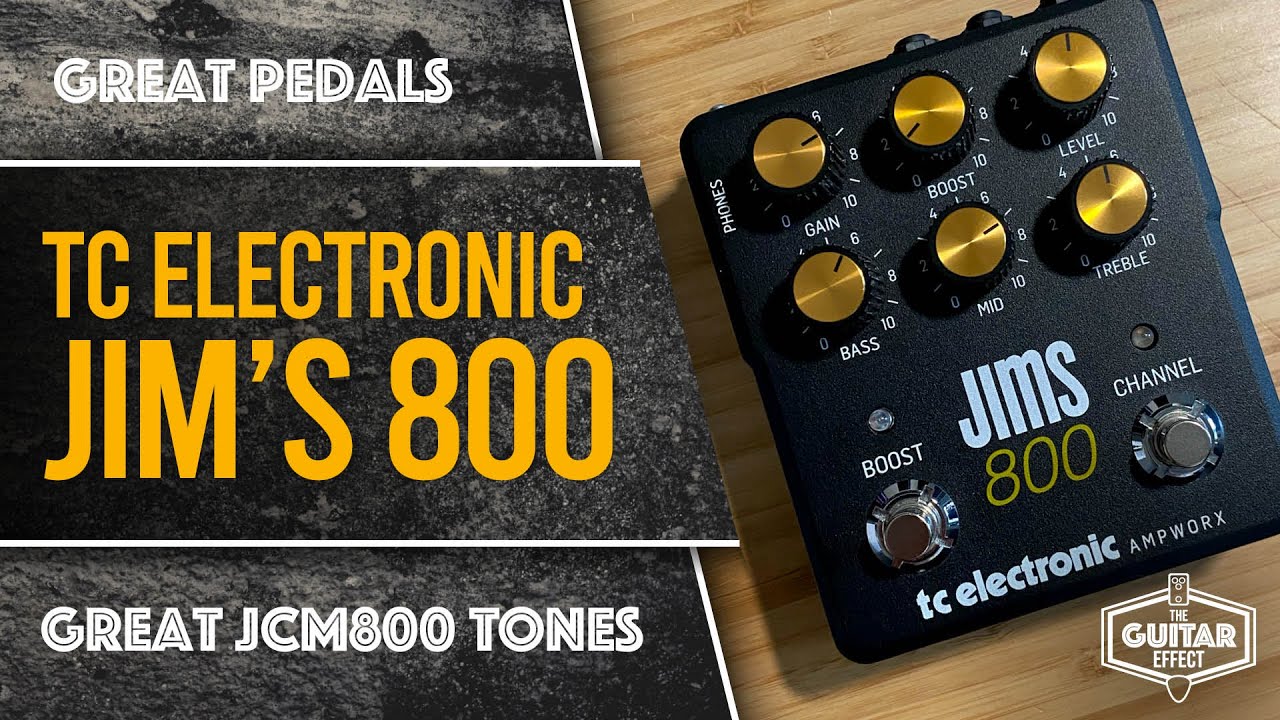 TC Electronic JIMS 800. Killer JCM 800 tones direct. - YouTube