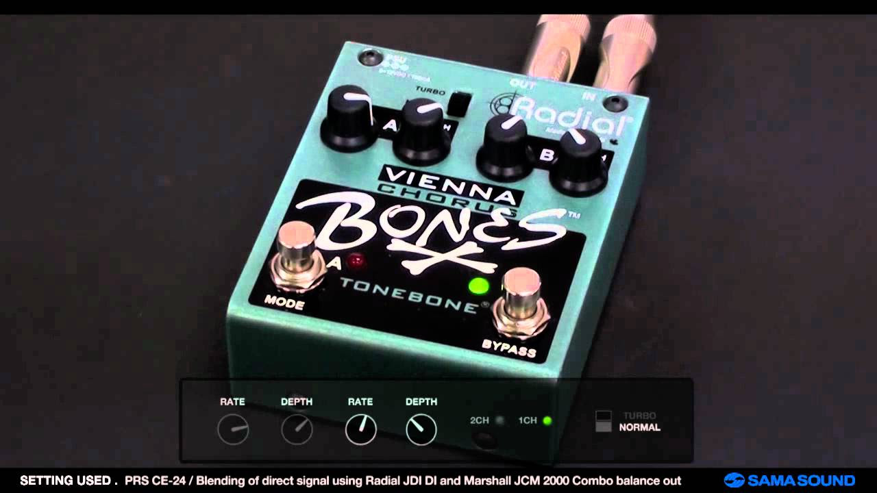 ギター Radial bones Vienna Chorus Bones Vienna - Radial Engineering