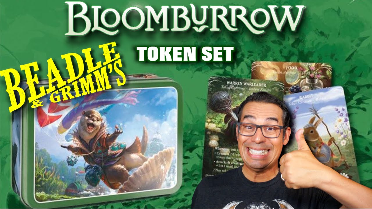 Beadle and Grimm's Bloomburrow Token Set Unboxing - YouTube