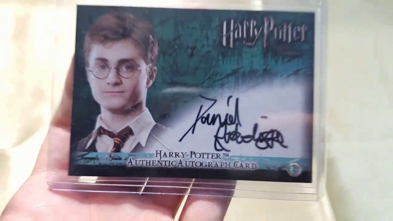 ハリーポッターと不死鳥の騎士団 ネビル・ロングボトム 直筆サイン入り