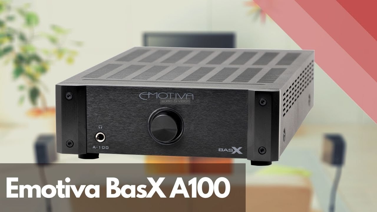 Emotiva BasX A-100 Stereo Flex Amplifier - Quick Look India - YouTube