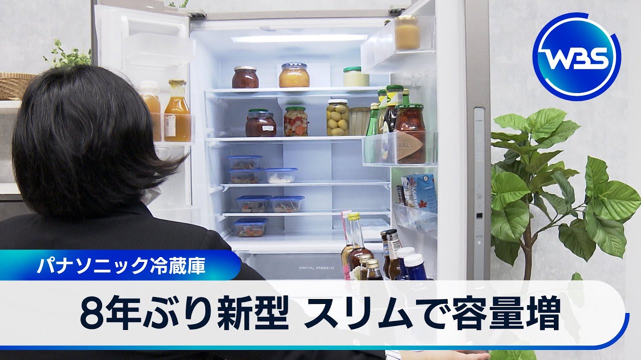 Panasonic Refrigerator [WBS]: First New Model in 8 Years: Slim and