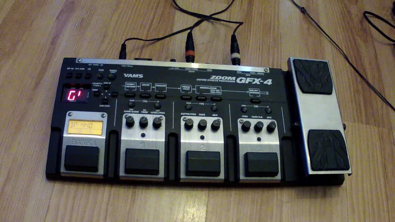 ギターマルチエフェクターZoom GFX-4