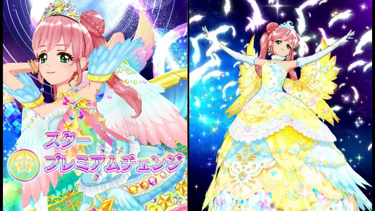 アイカツスターズ！マイキャラで「認定大会・ひめの月のドレス