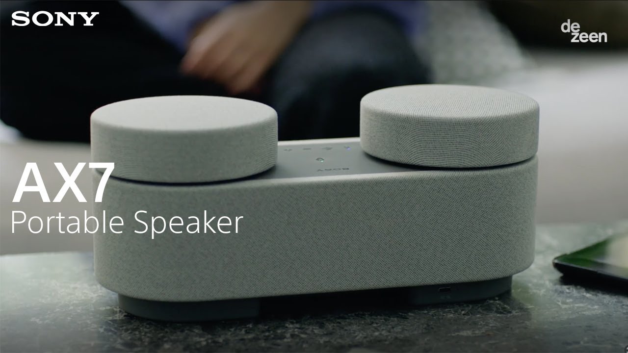 Sony HT-AX7 Portable Theatre System, as seen in Dezeen - YouTube
