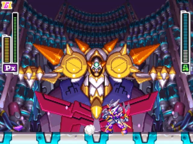 Model PX vs Serpent (Hard, no damage) - Mega Man ZX final boss