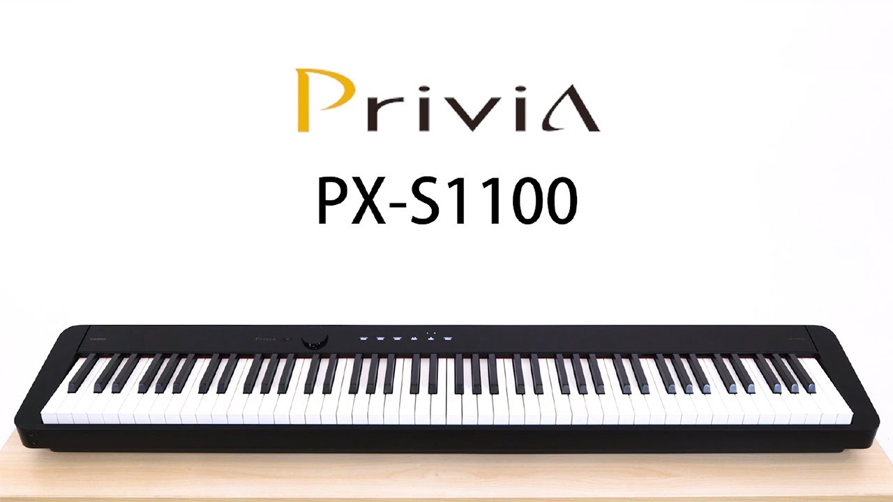 CASIO PX-S1100 BK/WE/RD ヘッドホン・純正3本ペダル・専用スタンド
