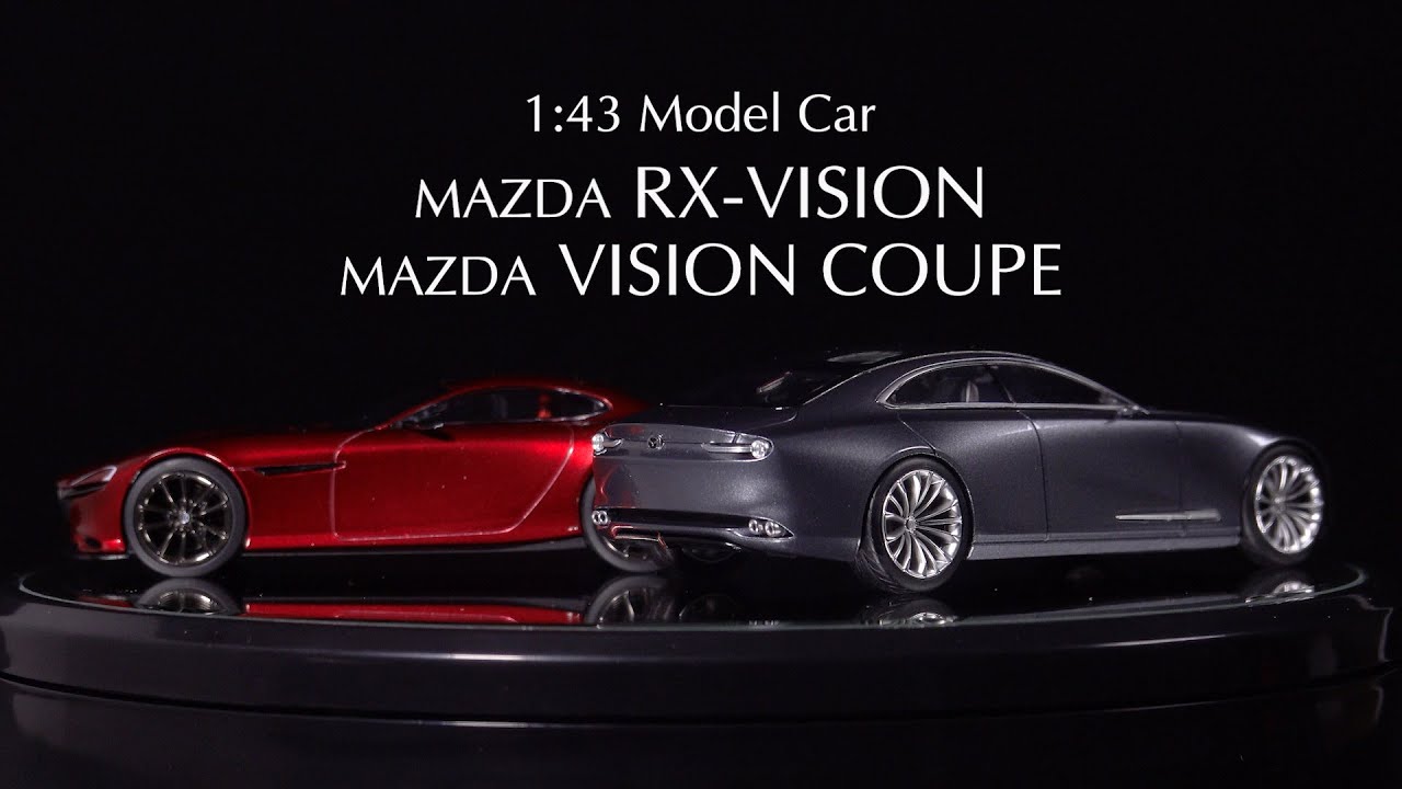 1:43 Model Car [MAZDA RX-VISION] [MAZDA VISION COUPE] - YouTube