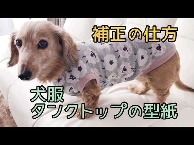 犬服ハンドメイドダックスタンクトップ