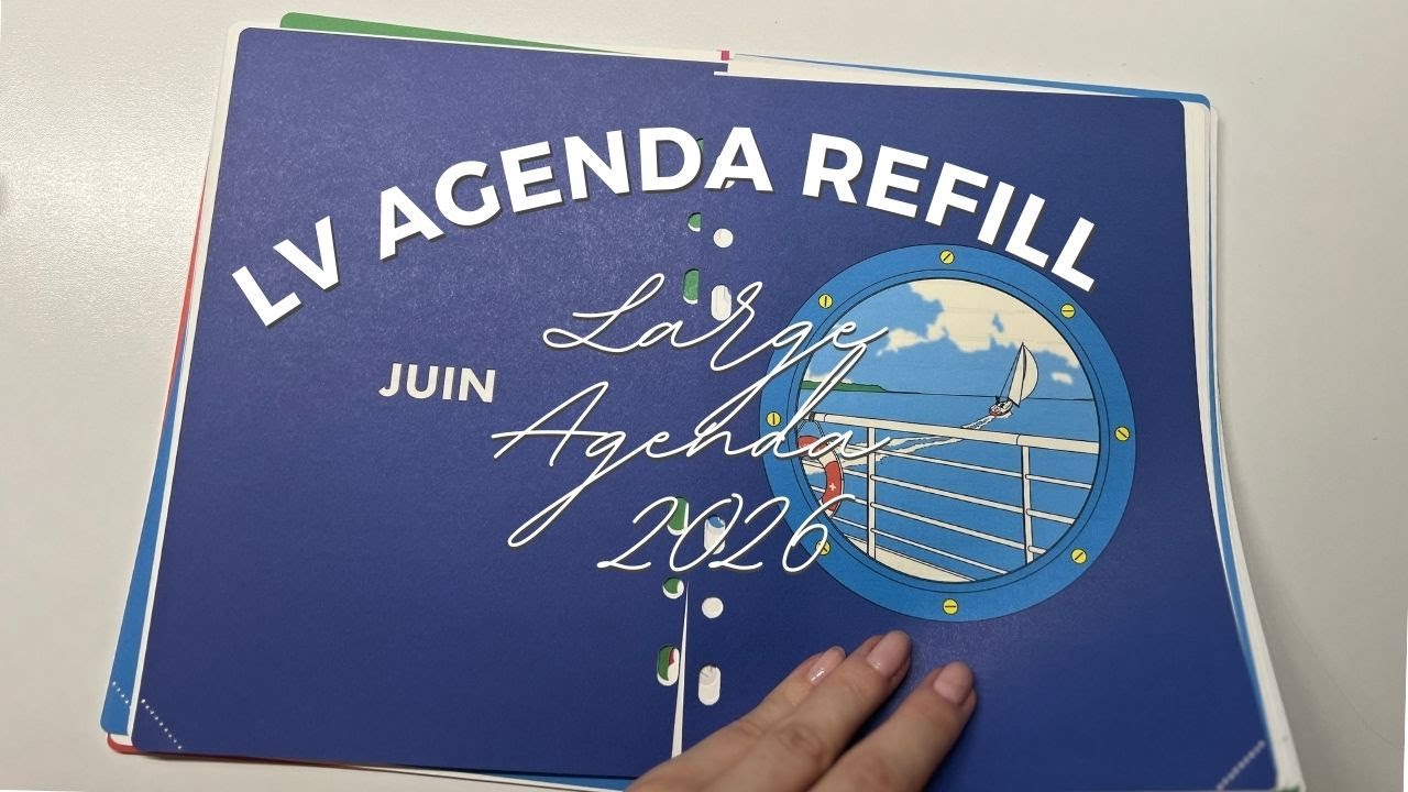 Louis Vuitton Agenda Refill 2026 ✨ Flip Thru + First Impressions
