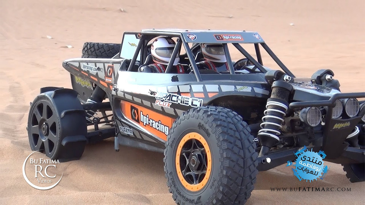 HPI Apache C1 Flux with Paddle tires and 5 Cell Lipo - YouTube