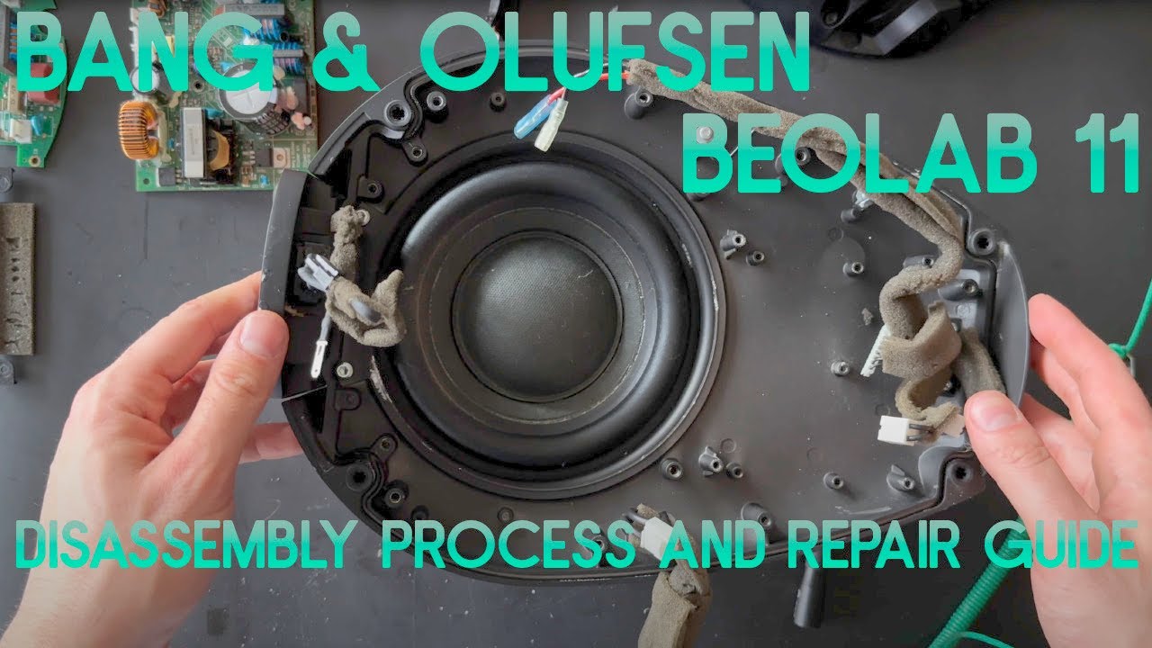 Bang & Olufsen Beolab 11 Active Subwoofer Disassembly process and