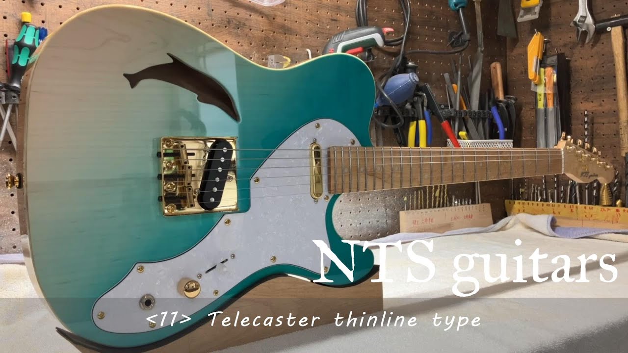 Sub] I built a Telecaster thinline. - YouTube