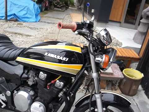 ゼファー400 H4年 750タンク - YouTube