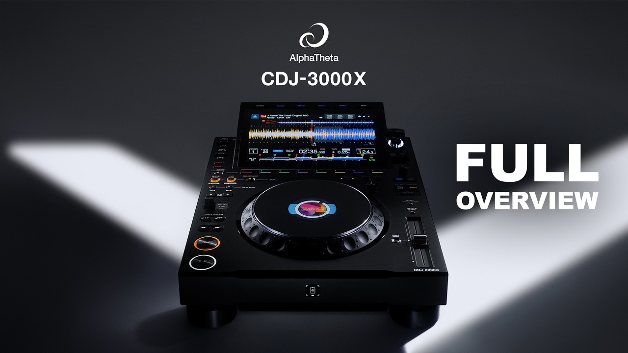 CDJ-3000X Professional DJ Multi Player | Full Overview - YouTube