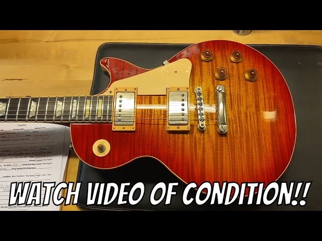 1996 Orville LPS 80F Les Paul Cherry Sunburst - YouTube