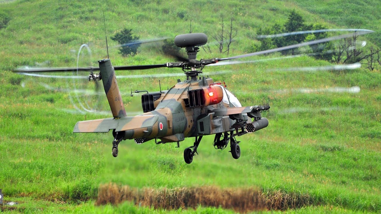 陸上自衛隊JGSDF攻撃ヘリ アパッチ陸上自衛隊仕様 空飛ぶ重戦車】 陸上