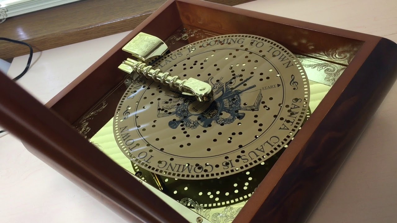 Mr Christmas ミスタークリスマス ディスクオルゴール 16 DISC - YouTube