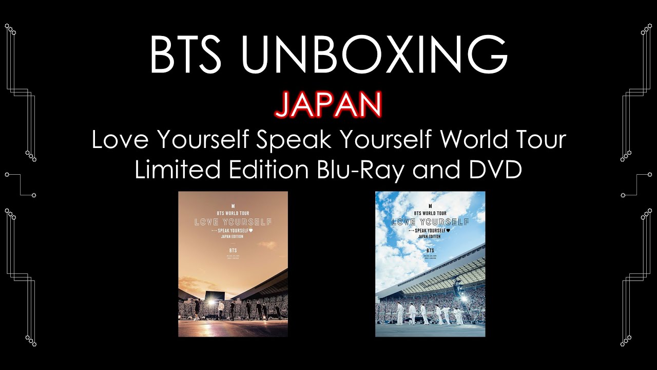 BTS Unboxing – Japan Limited Edition Love Yourself Speak Yourself